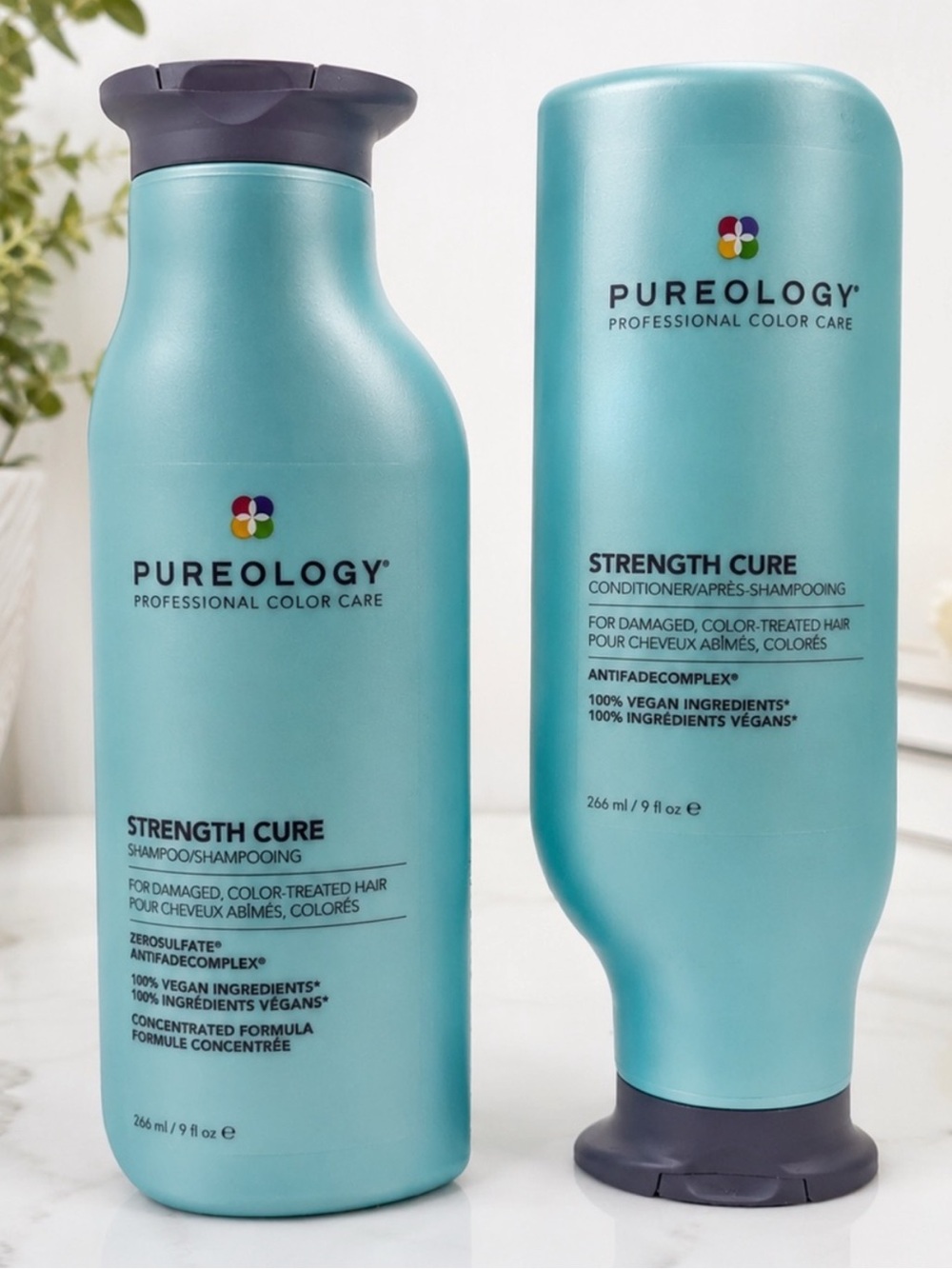 NEW!  Pureology Strength Cure
Shampoo & Conditioner Duo 9 oz Set
Bundle
